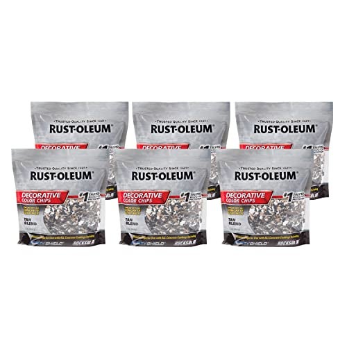 RUST-OLEUM RustOleum 3124476PK Decorative Color Chips 6 Pack Tan Blend 96 Ounce - Image 1
