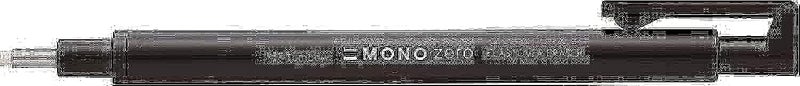 Tombow Mono Zero Eraser with Extra Refill, Black - Image 1