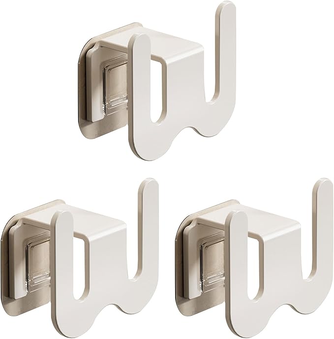 Over Door Shoe Organizer Wall Mounted Slipper Rack Without Drilling 3 White - Image 1