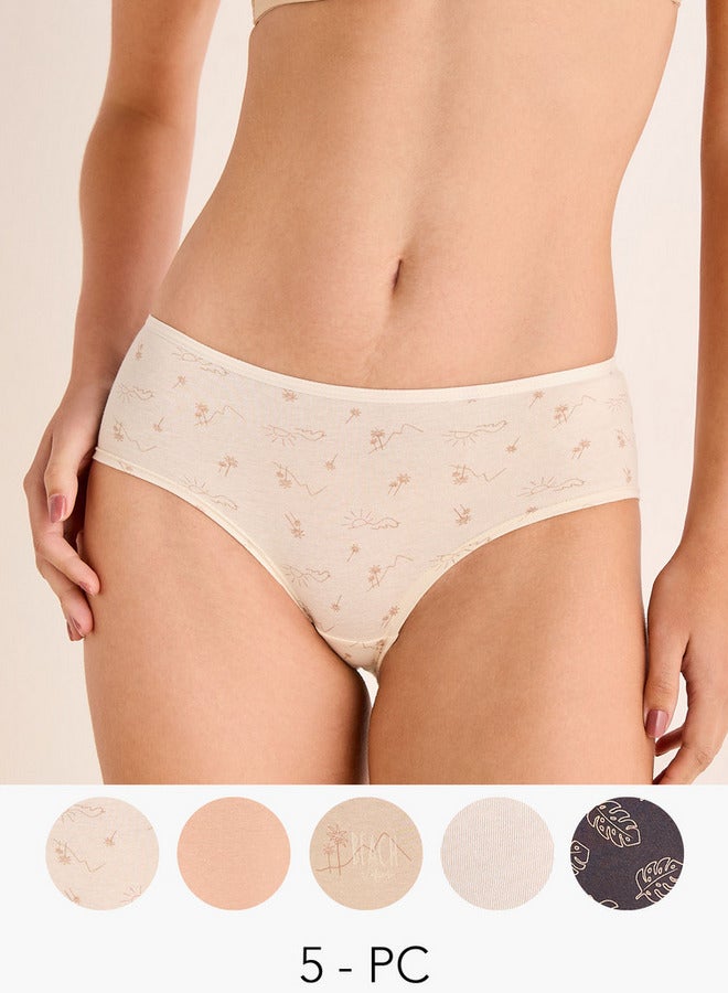 Splash FAV Set of 5 - Assorted Briefs with Elasticated Waistband - Image 1