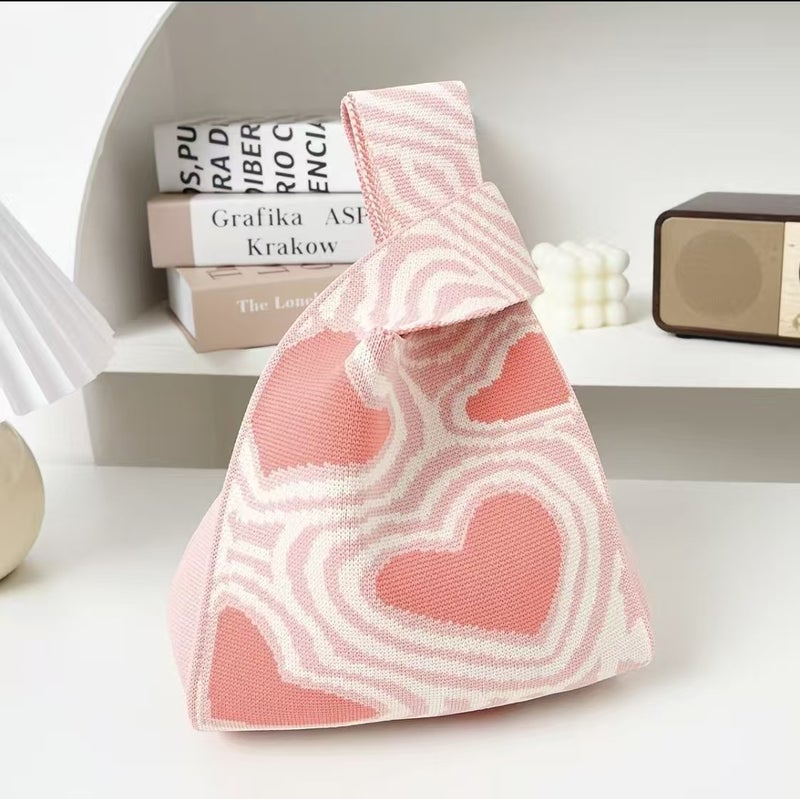 High-Quality Thickened Birthday Party Baby Gift Bag Polyester Knitted Bag Gift Woven Bag Handbag Tote Bag - Image 5