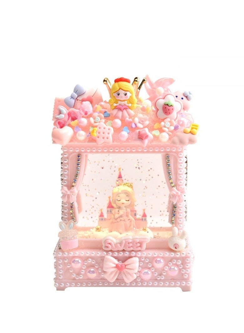 Girl's Creative Handmade Material Bag Making Night Light Birthday Gift Toy  - Image 1
