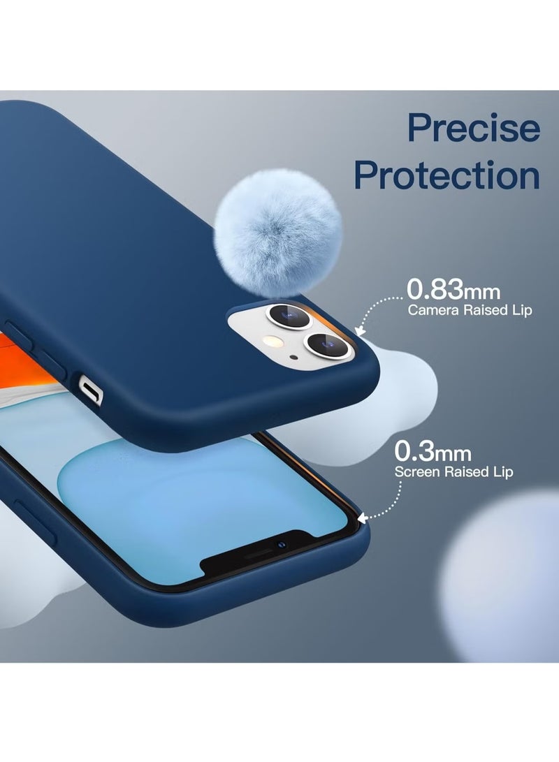 DUSALA iPhone 11 Case, Liquid Silicone Phone Case for iPhone 11 6.1 Inch, Colorful Silky-Soft Protective Cover (Blue) - Image 3