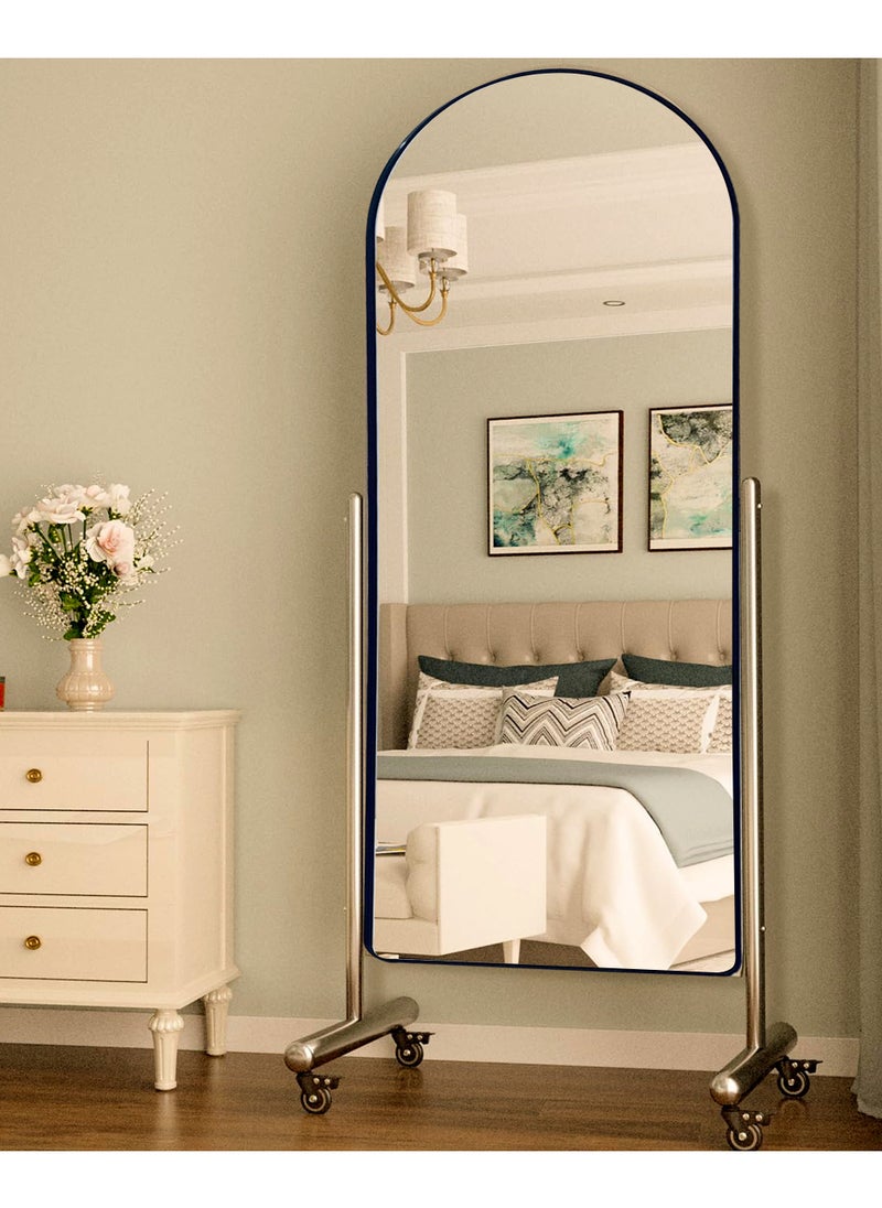 Generic - Full-length Mirror with Movable Wheels 110*216 CM - Image 1