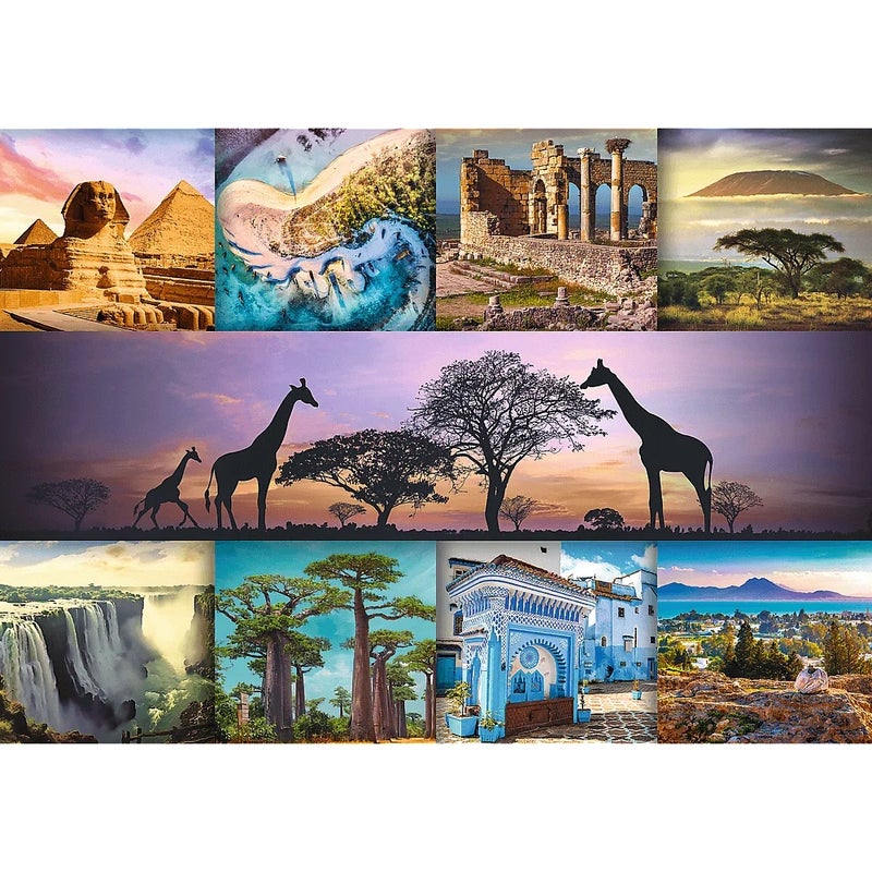 Trefl - Collage (Africa) Puzzle 1000 Pieces - 10792 - Image 2
