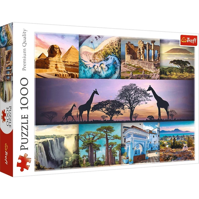 Trefl - Collage (Africa) Puzzle 1000 Pieces - 10792 - Image 1