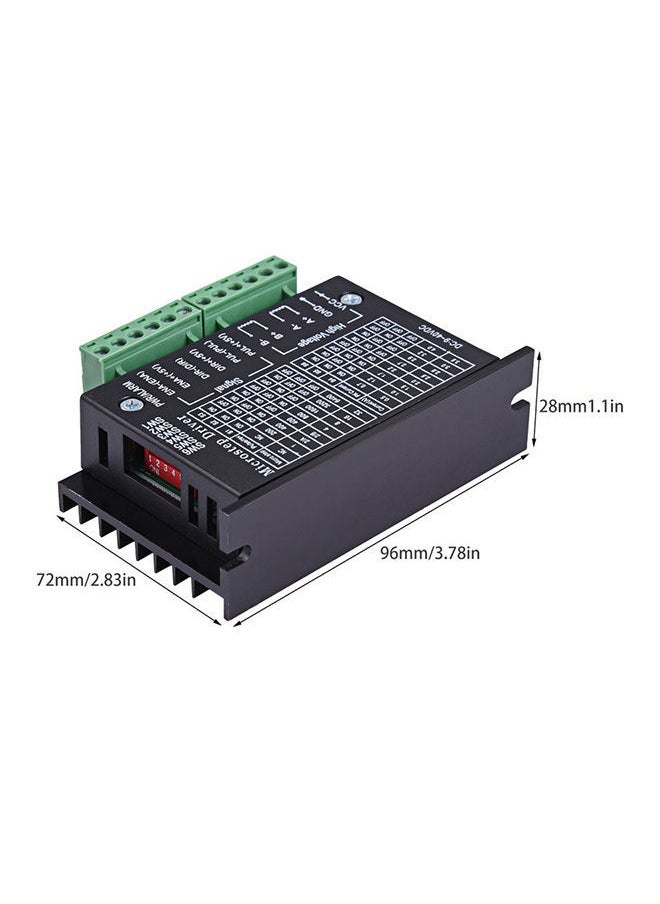 NIBEMINENT - TB6600 Micro-Step CNC Single Axis Stepper Motor Driver Controller Black - Image 1