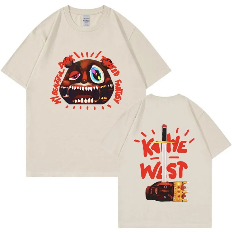 Rapper Kanye West T Shirt Music Album Graduation Graphic T-Shirts - Image 2