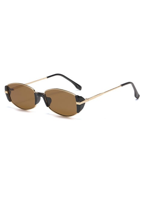 High Quality Retro Women'S Uv-Resistant Metal Fashion Sunglasses Designer Hip Hop Glasses Sunglasses
