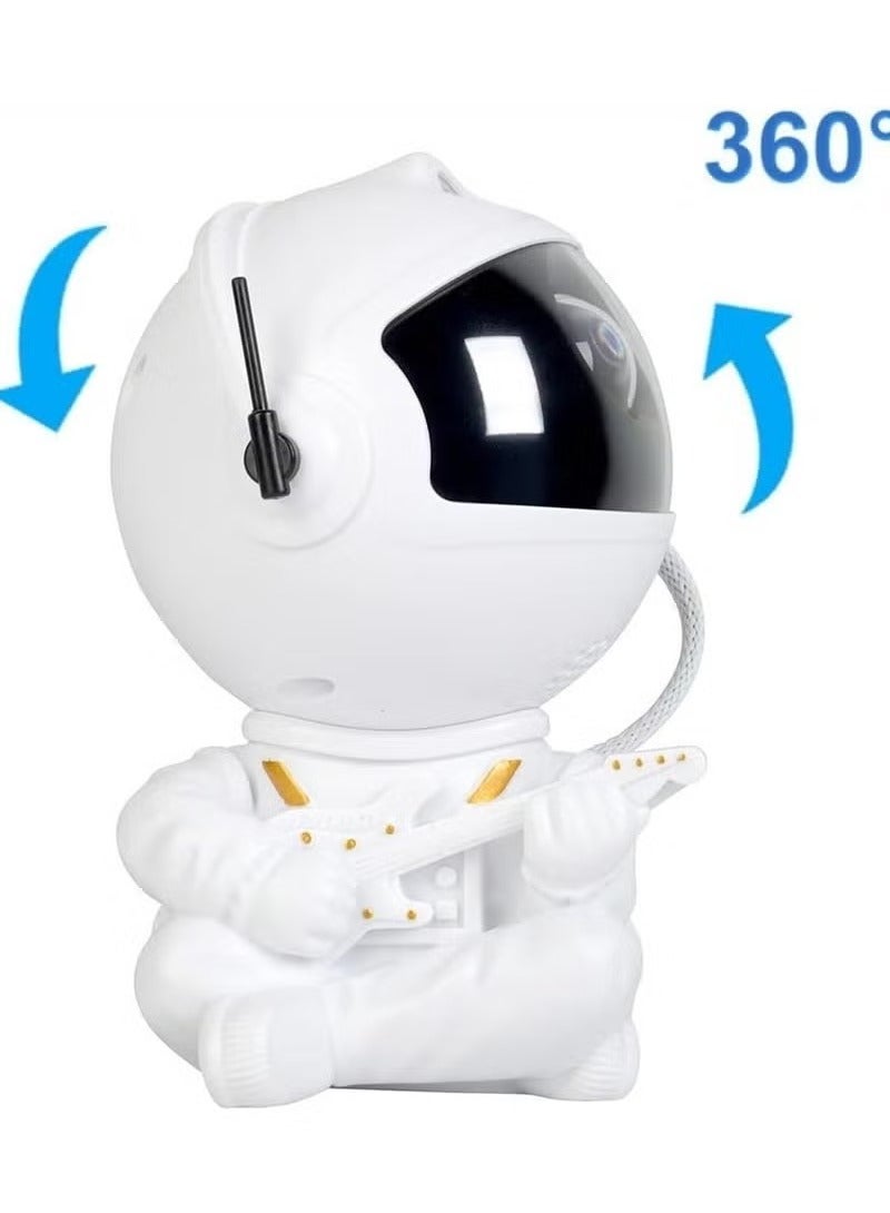 JAJEEK 360° Adjustable Nebula Projector Night Light – Astronaut-Themed Starry Lamp with Remote & Timer, Perfect for Bedrooms, Parties, and Ambient Lighting - Image 1