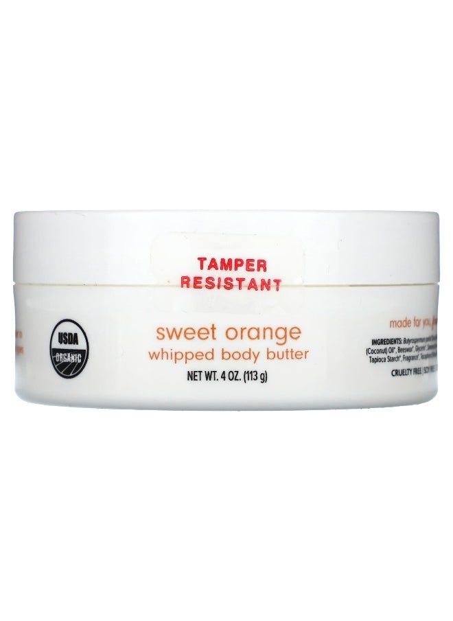 Dr. Mercola Dr. Mercola, Ola Botanicals, Whipped Body Butter, Sweet Orange, 4 oz (113 g)  - Image 1