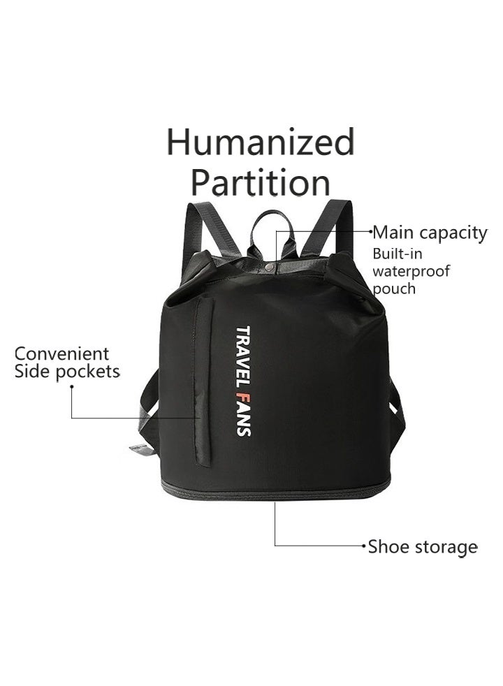 رولستيمي حقائب الظهر ذات السعة الكبيرة ، تخزين الأحذية ، مقاوم للماء ، اللياقة الرياضية ، المشي لمسافات طويلة والسباحة على الظهر ، المعدات الرياضية ، الحقائب المدرسية - Image 3