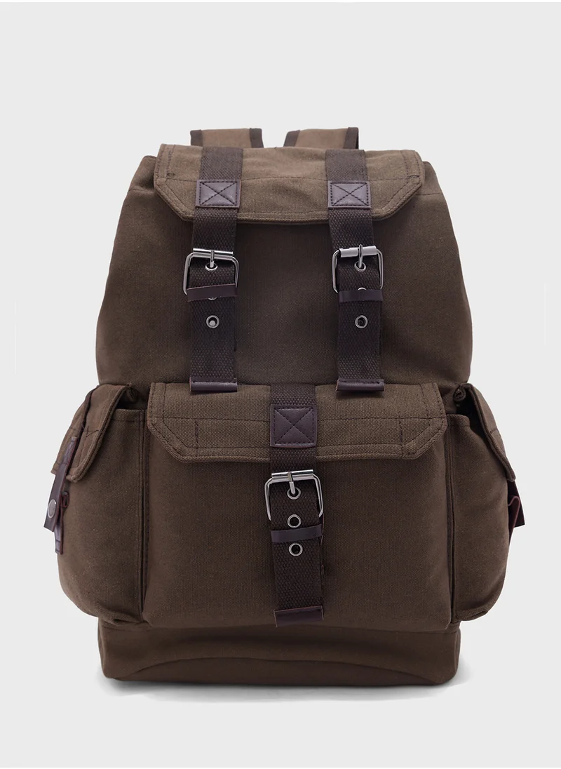 Seventy Five Casual Canvas Backpack