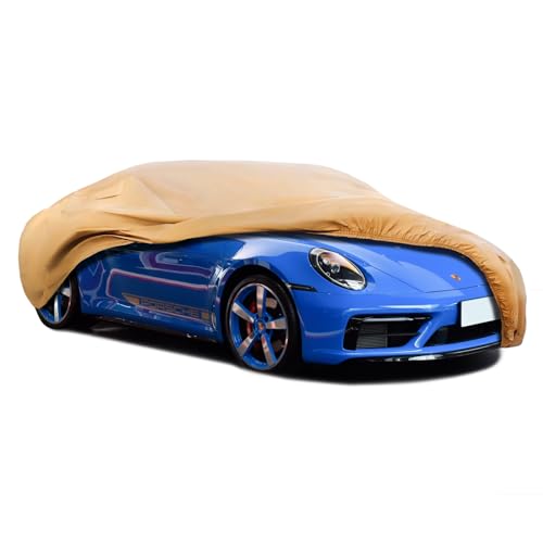 JURMON Heavy Duty Outdoor Car Cover Custom Fit for Porsche 911,Windproof All Weather Waterproof Sun Rain UV Dust Snow Protection Outdoor Car Covers - Image 1