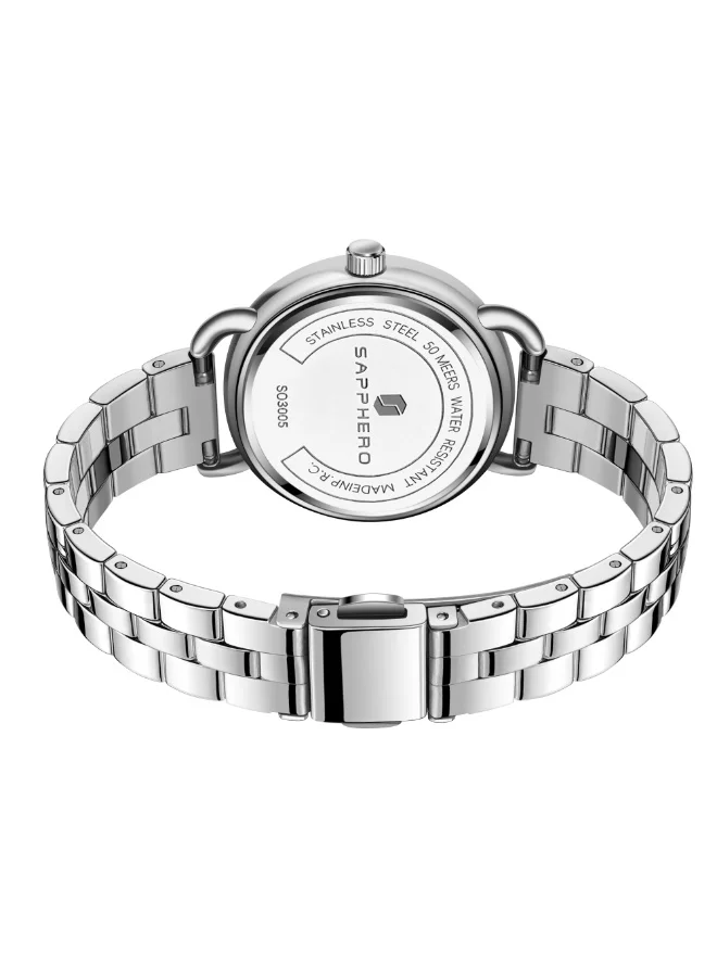 Sapphero SAPPHERO Watches for Women Luxury Stainless Steel Ladies Watches Women's Bracelet Watch Small Analog 5ATM Waterproof Wrist Watch Elegant Gifts for Women