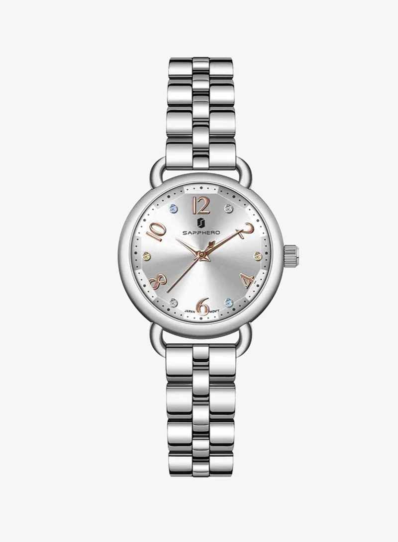 SAPPHERO Watches for Women Luxury Stainless Steel Ladies Watches Women's Bracelet Watch Small Analog 5ATM Waterproof Wrist Watch Elegant Gifts for Women