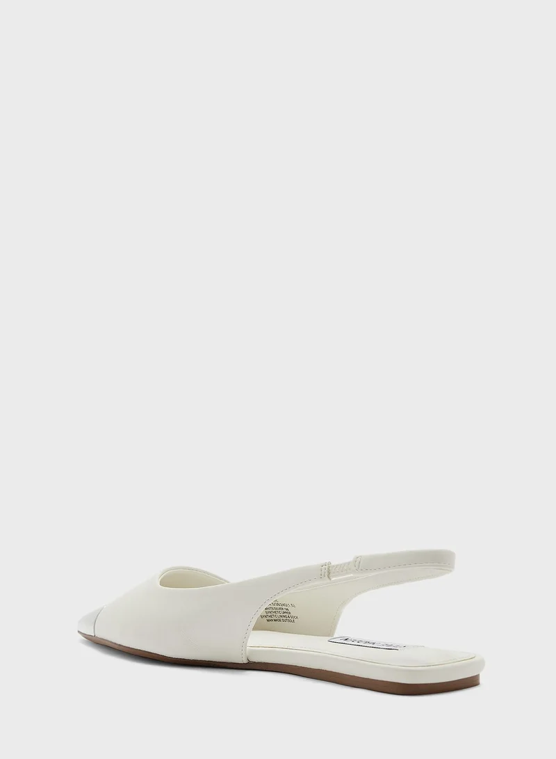 STEVE MADDEN Ankle Strap Ballerinas