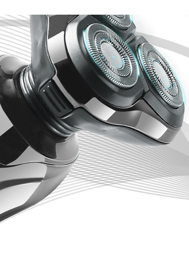 كاي روي مدية كهربائية للرجال - ماكينة حلاقة قابلة للشحن للاستخدام الرطب والجاف مع شحن سريع، مقاومة للماء، شفرات تدور 12000 مرة في الدقيقة، شاشة LED، وقفل للسفر - Image 4