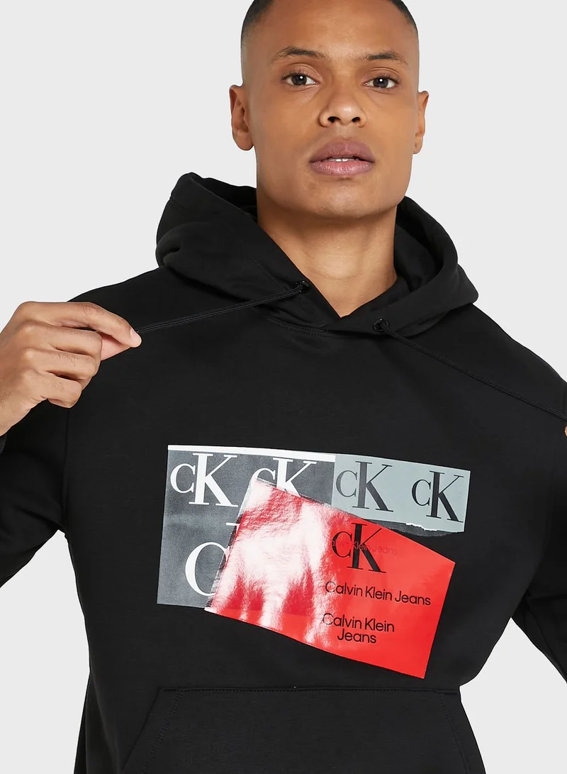Calvin Klein Jeans Logo Printed Hoodie