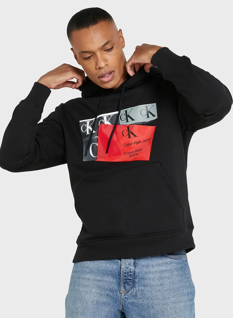 Calvin Klein Jeans Logo Printed Hoodie