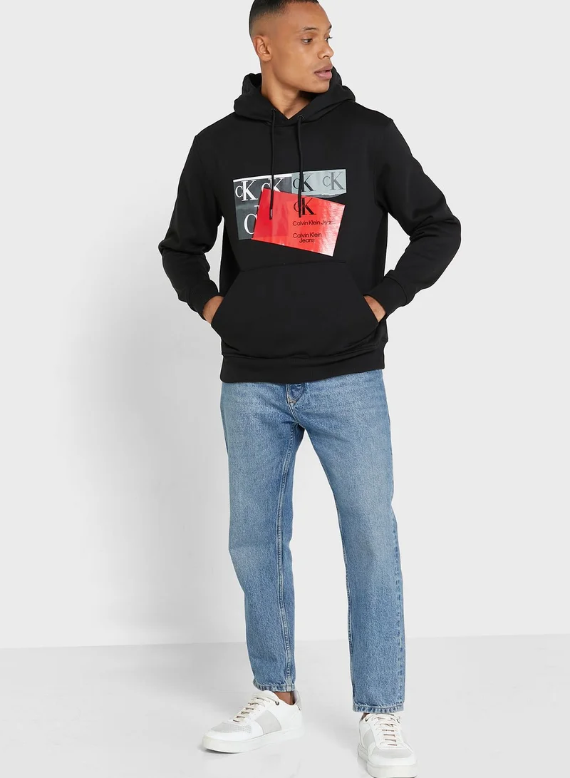 Calvin Klein Jeans Logo Printed Hoodie