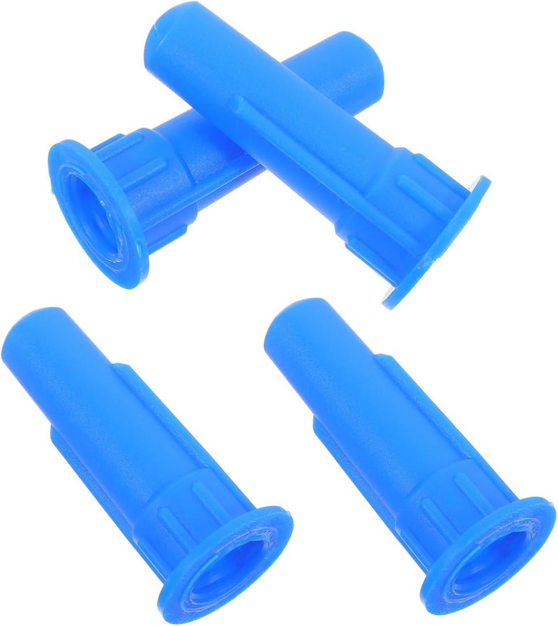MAGICLULU 4pcs Universal Disposable Caulk Nozzle Tips for Pneumatic Caulk Gun, Plastic Material with Smooth Flow Design and Precise Application for Plumbing Sealant Jobs and DIY Sealing - Image 1