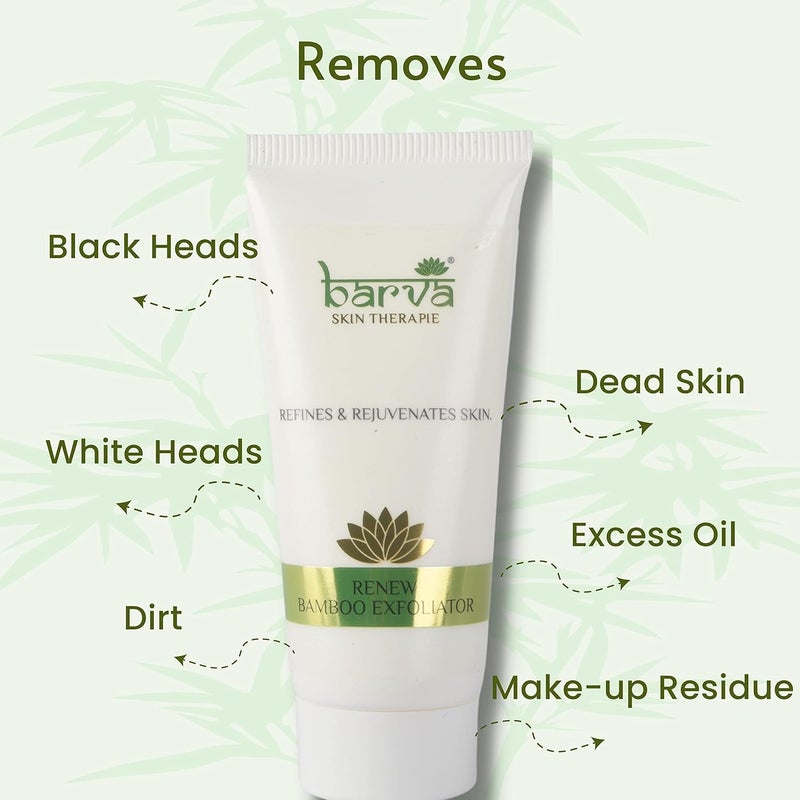 Barva Home Spa Facial Kit Contains Face Wash Face Scrub Mango Butter Moisturizer Skin Care Essentials Suits All Skin Types 150 Grams - Image 3