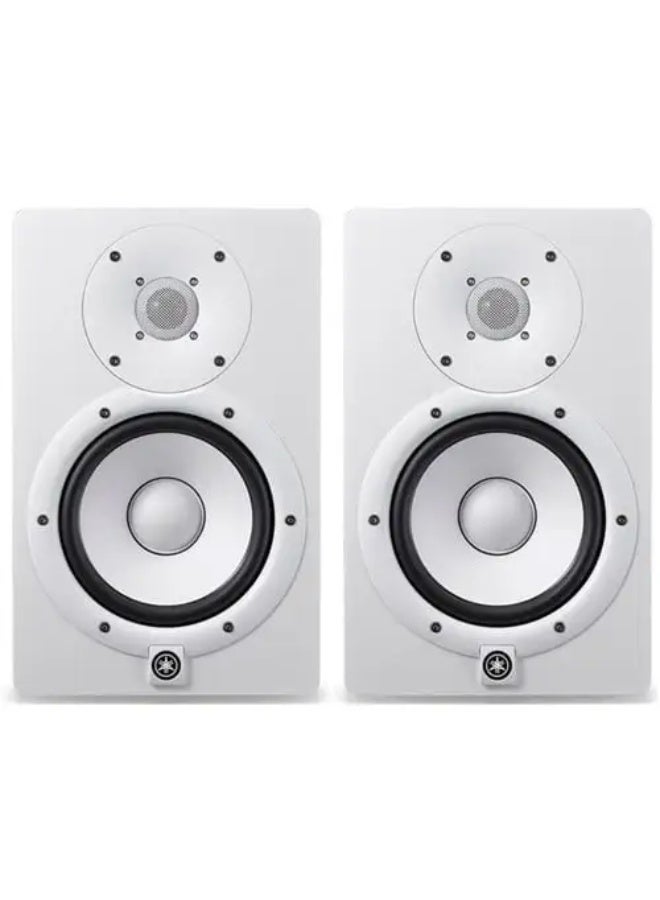 Yamaha HS8W Powered Studio Monitor Speaker, White HS8W white - Image 1