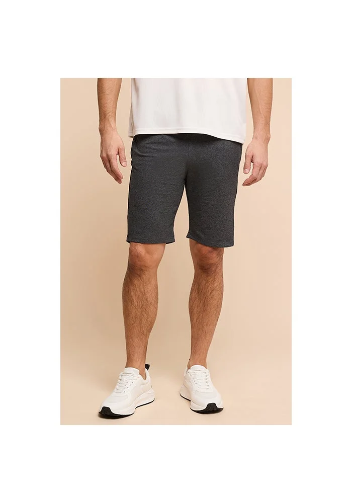 R&b Solid Shorts with Drawstring Waist