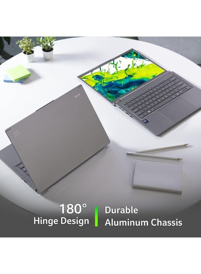 أيسر كمبيوتر Acer Aspire 14 AI Copilot+ | شاشة WUXGA مقاس 14 بوصة | معالج Intel Core Ultra 7 256V | NPU: حتى 47 Tops - GPU: حتى 64 Tops | Intel ARC 140V | 16GB LPDDR5X | 1TB SSD | Wi-Fi 6E | A14-52M-72S0 اللغة الإنجليزية - Image 3
