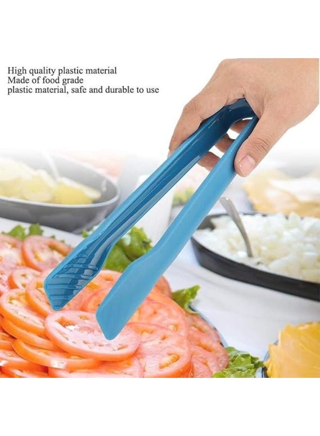 3 Pieces Kitchen Plastic Tongs Cooking Tongs Serving Tongs Multifunction - Image 2