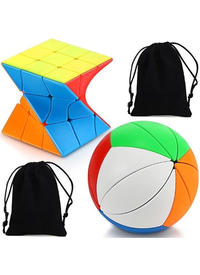 2 Packs Weird Puzzle Cubes Twist Ivy Cube Stickerless Ball Cube Mini Twisting Cube Toy Cubes Puzzles Sturdy for Games Beginners and Skilled Person Favor 2 Styles - pzsku/ZB89A71DBE01F31FA1186Z/45/_/1729417242/f92971ef-ba31-4023-9135-540bebced10c