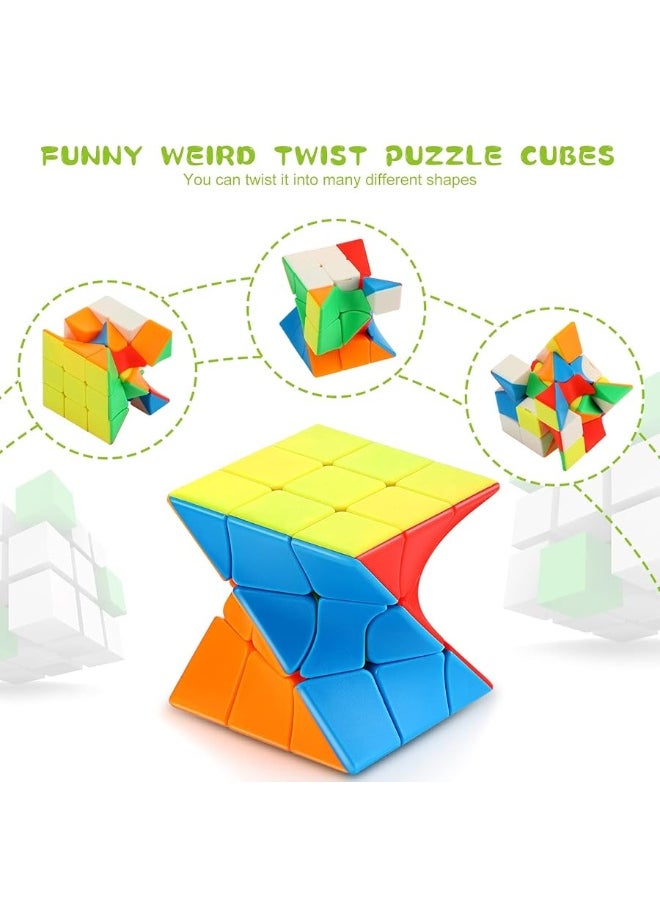 2 Packs Weird Puzzle Cubes Twist Ivy Cube Stickerless Ball Cube Mini Twisting Cube Toy Cubes Puzzles Sturdy for Games Beginners and Skilled Person Favor 2 Styles - pzsku/ZB89A71DBE01F31FA1186Z/45/_/1729417243/3222dd0a-4c6e-42b4-b371-b715cbc4713a