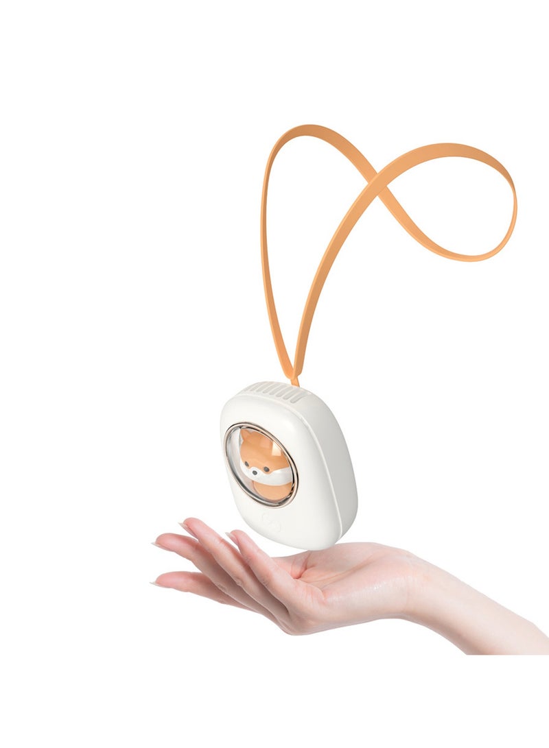 CMGTYYD Portable Fan Rechargeable Handheld Fan USB Small Battery Operated Neck Fans Hand-free with Night Light - Image 1