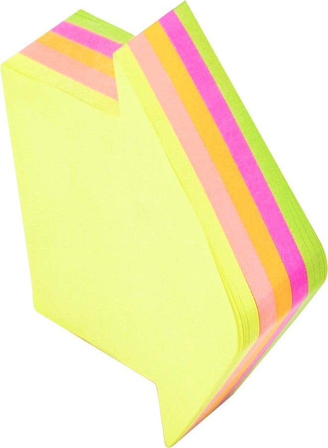 4A Shapes Sticky Notes,Arrow Shape,2.72 x 2.56 Inches,Neon Assorted,Self-Stick Notes,200 Sheets/Pad,1 Pad/Pack,4A 5013 - Image 2