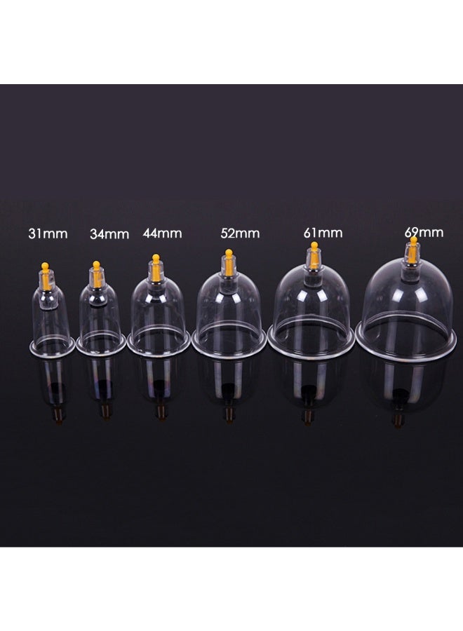 إسكدنيا جهاز تدليك الجسم بواسطة أكواب الشفط يحتوي على 12 قطعة - Image 5