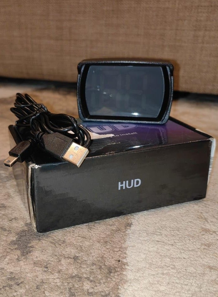 HUD Alayjah, Car Digital Speedometer, 1 Piece, Real-Time Speed Display for Safe Driving, Avoid Traffic Fines & Stay Within Limits, Small Compact Size, Easy Installation - Image 2