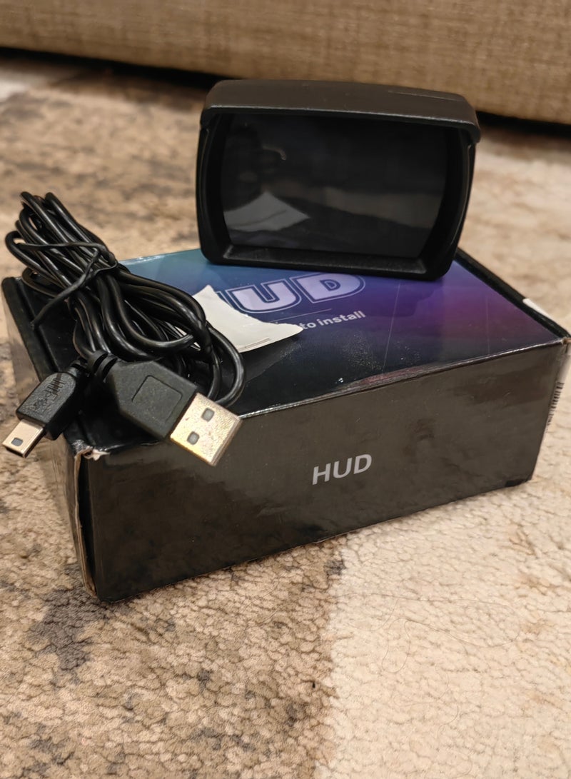 HUD Alayjah, Car Digital Speedometer, 1 Piece, Real-Time Speed Display for Safe Driving, Avoid Traffic Fines & Stay Within Limits, Small Compact Size, Easy Installation - Image 3