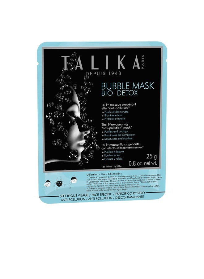 Talika Bubble Bio Detox Anti-Pollution Mask 25g - Image 1