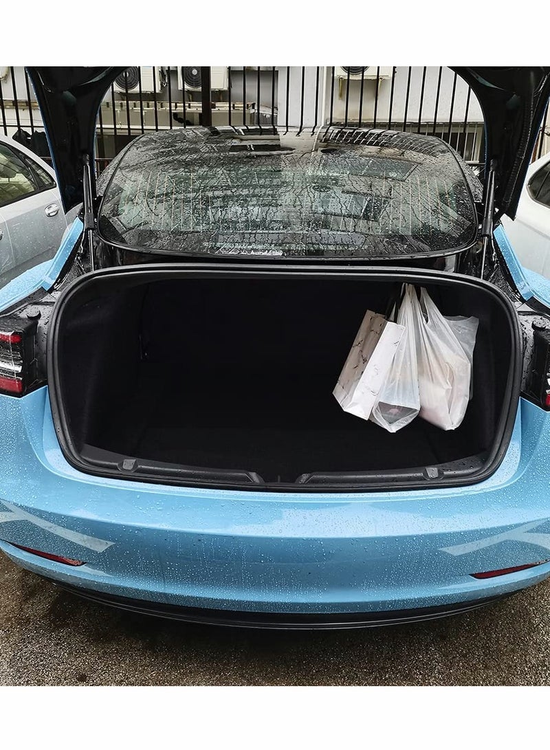 SOLARAE Trunk Grocery Bag Hook for Tesla Model 3, Car Hook Shopping Bags Hanger Organizer Holder for Model 3 Accessories Upgrade Aluminum Black Grocery Bag Hook - Image 3