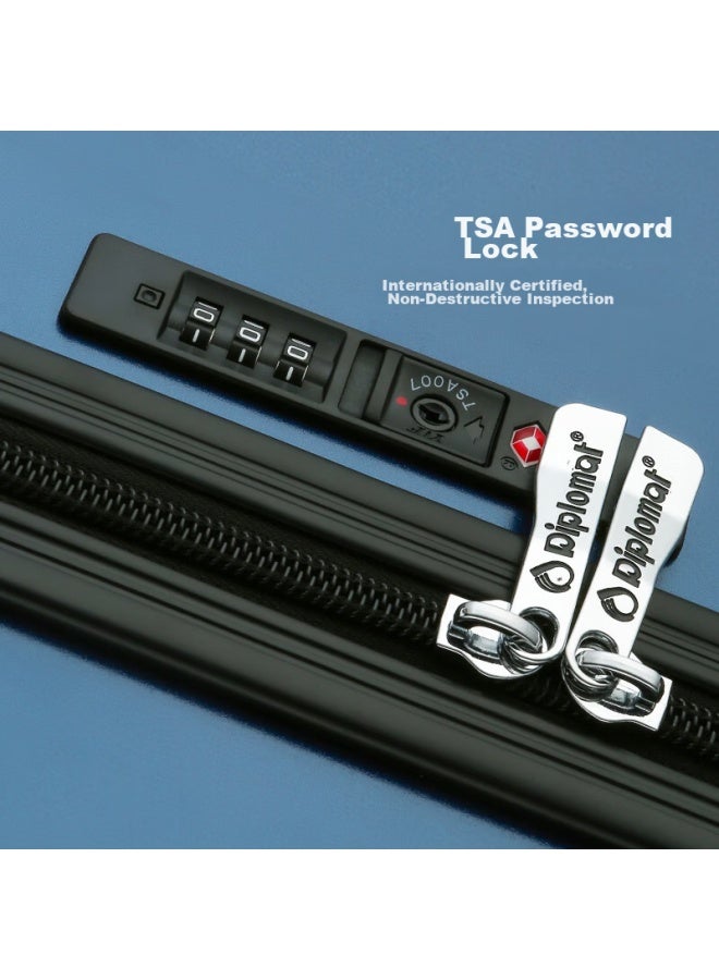 الدبلوماسي Diplomat Foreign Official Business حقيبة سفر دوارة، أمتعة سفر، حقيبة بقفل توافقية TSA، TC-6902، أخضر، 20 بوصة - Image 5