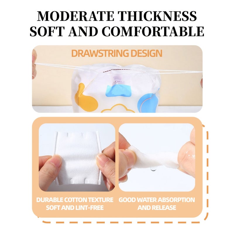 Double Sided Soft Pads Thickened 100Pcs For Makeup Removal Skin Care Facial Cleaning - Image 3