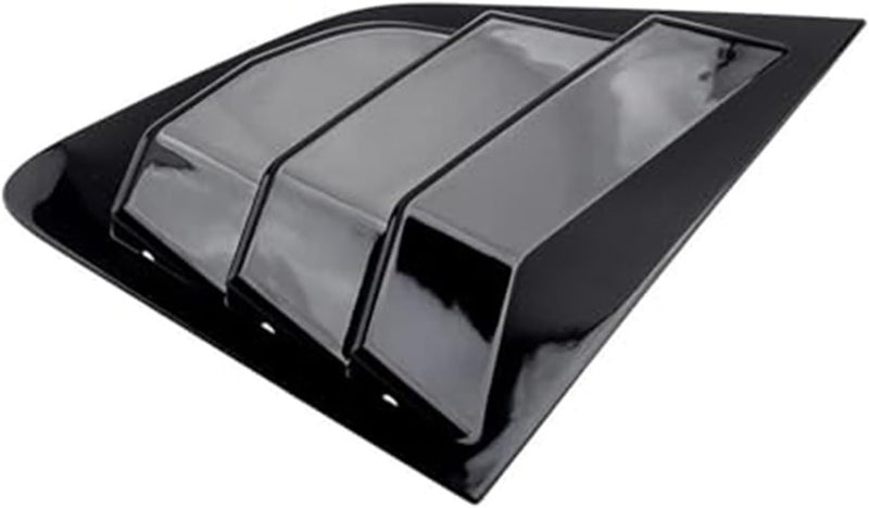 QASULER Car Rear Louver Window Cover Trim Sticker - Image 2
