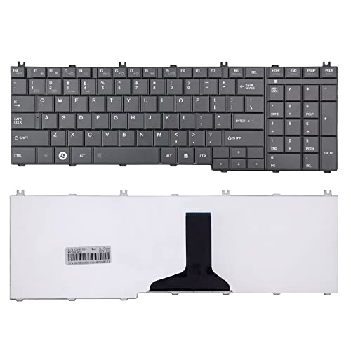 SUNMALL C655 Keyboard Compatible with Toshiba Satellite, Keyboard Replacement Compatible with Toshiba Satellite C655 L655 C755 L755 Series Laptop - Image 1