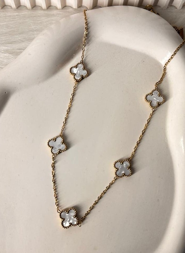 Maya accessories ( necklace ) stainless steel (WHITE) 