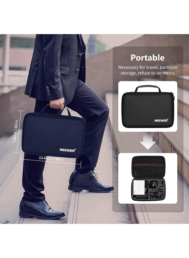 50 In 1 Action 5 Camera Accessory Kit Compatible with GoPro Hero 13 12 11 DJI OSMO 4 3 2 Insta360 X4 X3 SJCAM AKASO VicTsing APEMAN Campark Sony Sports DV with GP-10 Action Camera Pole Mount - Image 2