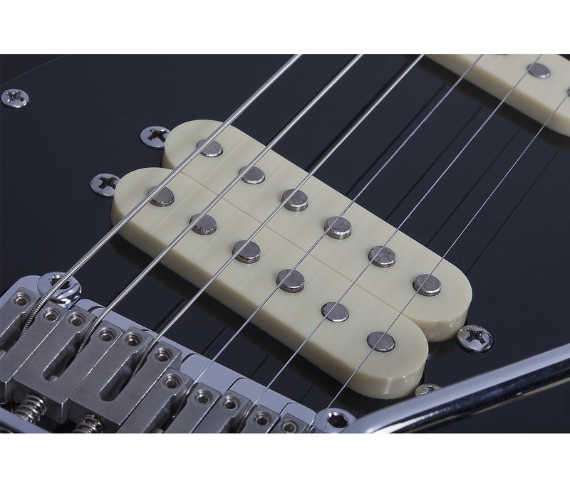 Schecter 4201 MV-6 Electric Guitar - Black - Image 3