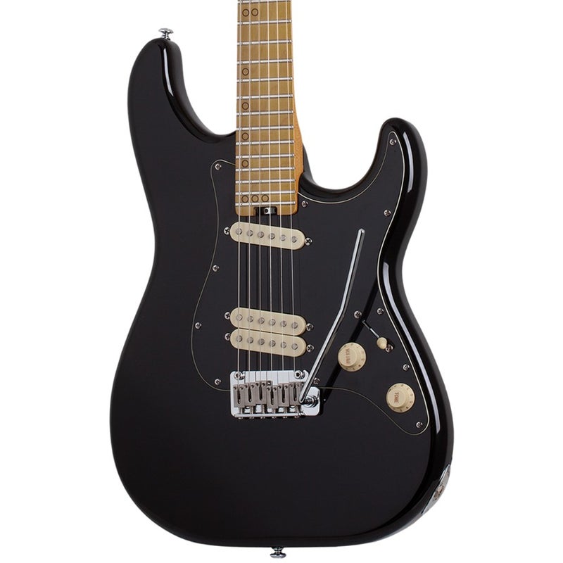 Schecter 4201 MV-6 Electric Guitar - Black - Image 1