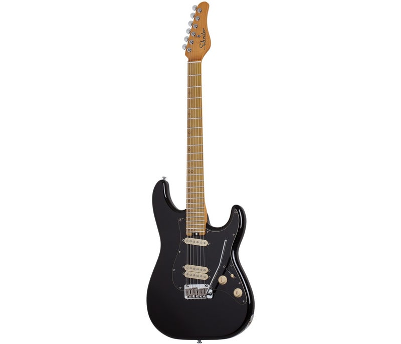 Schecter 4201 MV-6 Electric Guitar - Black - Image 2