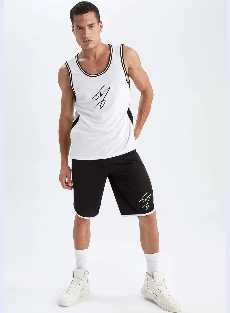 DeFacto Man Fit Shaquille O'Neal Licenced Oversize Fit Bottom Knitted Short